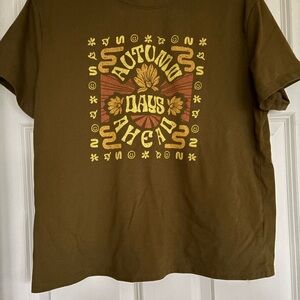 Sonoma Autumn Days Tee - Green, yellow, rust